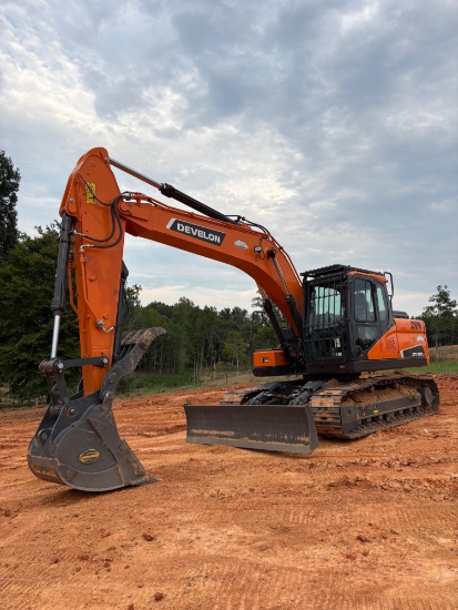 Develon DX180 Excavator- appx 4 yrs of Warranty remaining