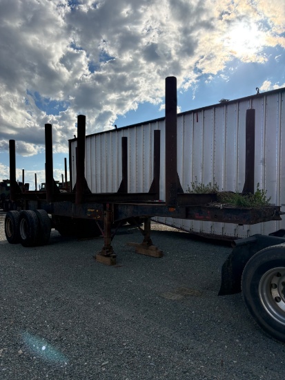 Homemade log trailer-NO TITLE