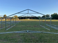 Large Metal Carport Frame 24 ft or 48 ft Long