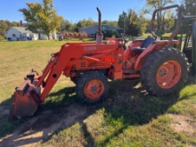 Kubota L2850 L-series compact utility tractor with front end loader