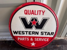 Western Star Parts & Service Metal Sign