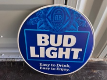 Bud Light Beer Metal Sign