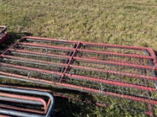 Lot of three 10' gates with wire