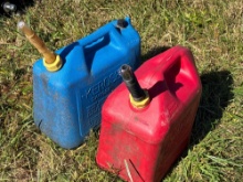 Two five gallon fuel cans