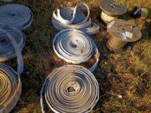 Lot of 3 Rolls Fire Hose