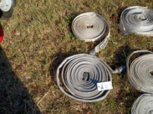 Lot of 2 Rolls Fire Hose