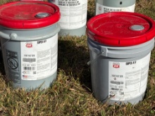 Lot of two Phillips 66 Super ATF 5 gal