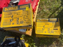 Lot of two new Dewalt cordless dust extractors