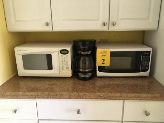 Black & Decker Coffee Maker, Dandy Microwave and