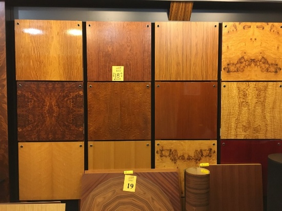 LOT CONSISTING OF APPROXIMATELY (25) ASSORTED VENEER PANELS