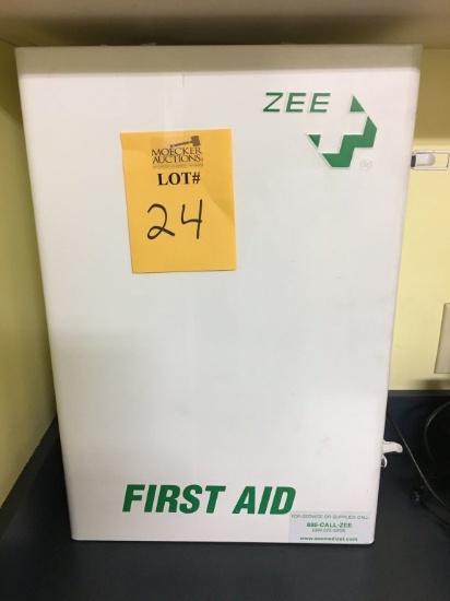FIRST AID CABINET WITH SUPPLIES