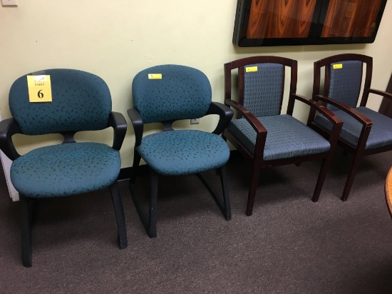 ASSORTED CLIENT CHAIRS