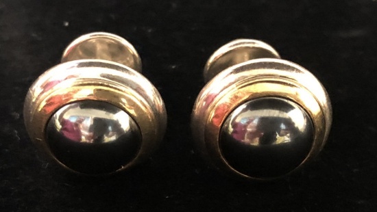 PAIR OF TIFFANY & CO. 925 SILVER CUFFLINKS (STAMPED 1999)