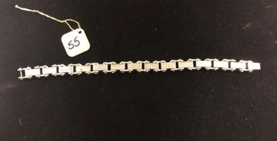 MEN'S STAINLESS STEEL CHAIN LINK 8" BRACELET