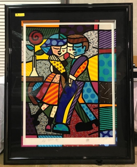 FRAMED PRINT BY ROMERO BRITTO  #189 OF 300