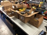 LOT CONSISTING OF: LARGE CONTENTS OF RADIO PARTS, PIECES, ELECTRONIC COMPONENTS, RADIOS, HEAD  UNITS