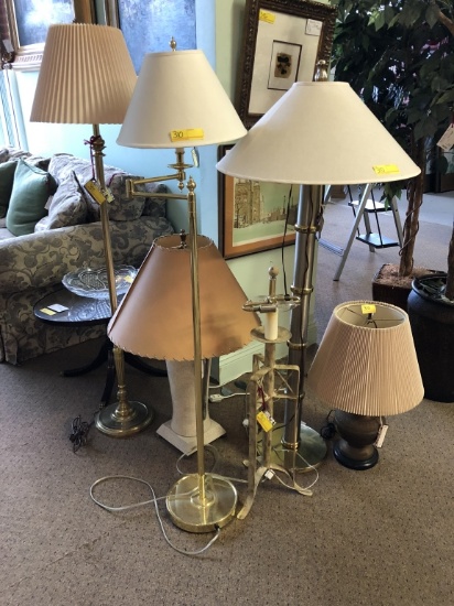 ASSORTED LAMPS