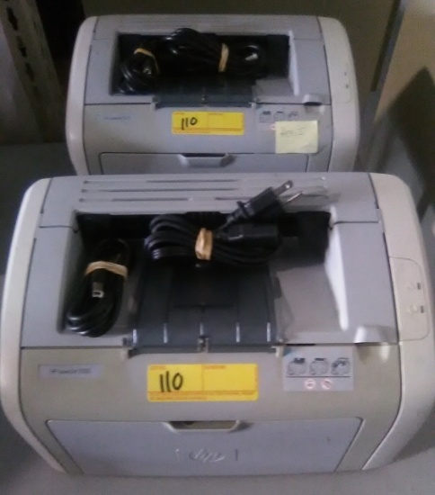 HP LASERJET PRINTER MODEL 1020 WITH CORDS