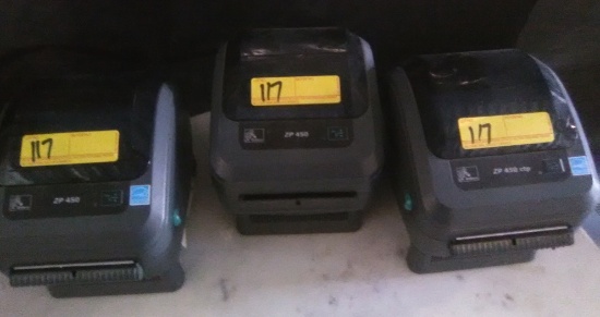 ZEBRA LABEL PRINTER MODEL ZP450