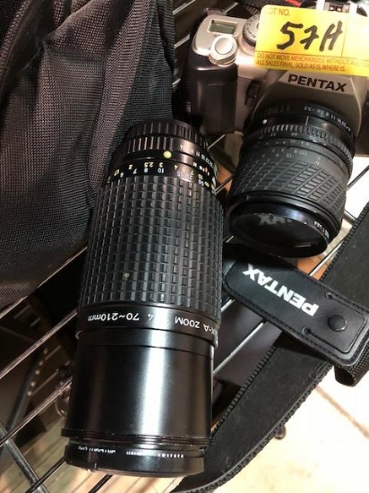 PENTAX  ZX-M 35MM CAMERA, COMES WITH PENTAX 50MM LENS,