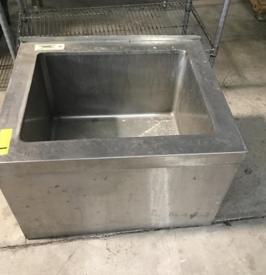 STAINLESS STEEL SINK 25"W X 21"D X 16"H
