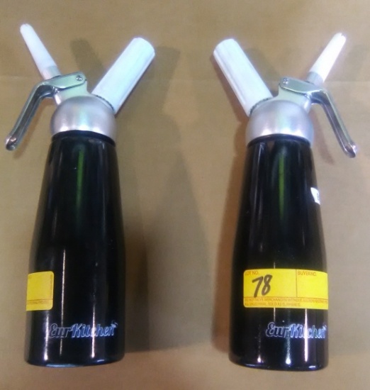 EURKITCHEN 1 PINT WHIPPED CREAM DISPENSERS