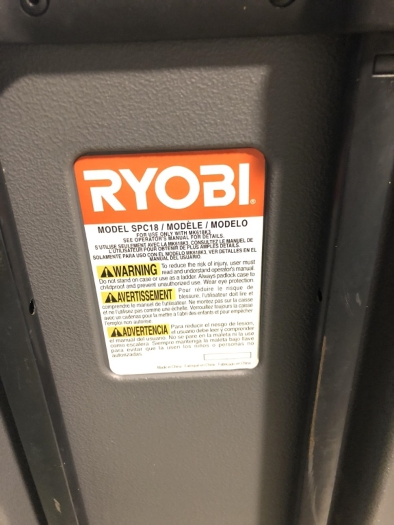 RYOBI MODEL SPC18 CORDLESS MULTI TOOL 