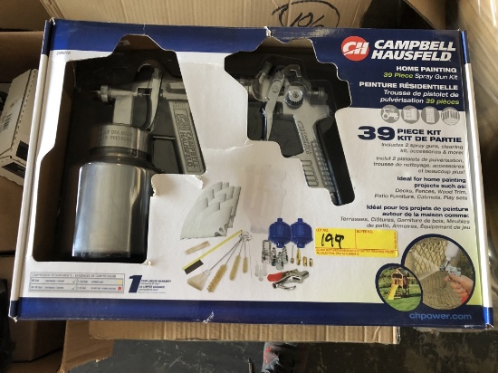 CAMPBELL HAUSEFELD HOME PAINTING SPRAY GUN KIT MODEL CHK018 | Industrial  Machinery & Equipment | Online Auctions | Proxibid