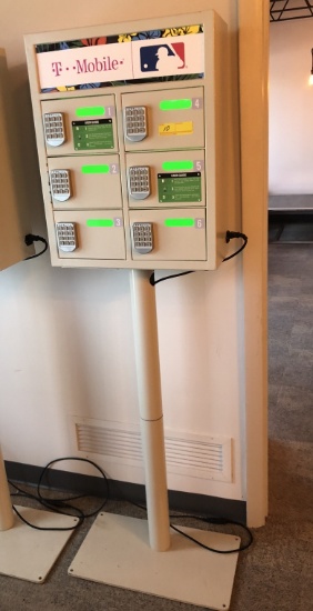 PHONE CHARGING STATION WITH 6 INDIVIDUAL SECURE CHARGING BOXES