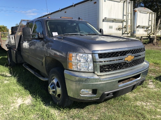 2013 CHEVROLET SILVERADO 3500HD LTZ CREW CAB 4WD