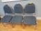 BLUE UPHOLSTERED CLIENT CHAIRS