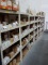 SECTIONS OF MODULAR METAL SHELVING 36