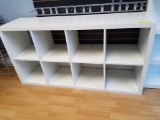 LOT CONSISTING OF: (2) WHITE LAMINATE  SHELVING UNITS