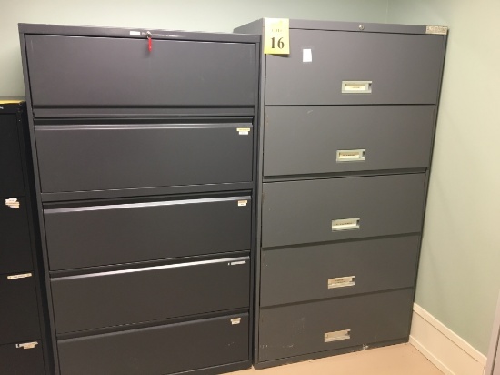Five Drawer Lateral File Cabinets