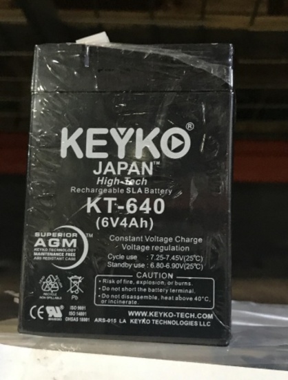 LOT CONSISTING OF 780 KEYKO BATTERIES