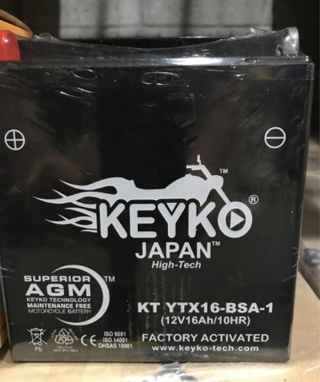 LOT CONSISTING OF 72 KEYKO BATTERIES