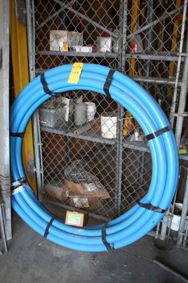 ROLL OF BLUE WATER PIPE APPROX. 50'