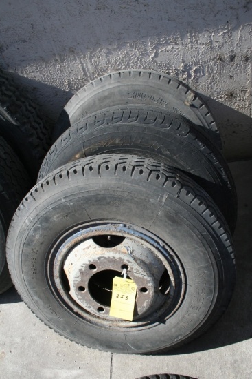 ASSORTED TRUCK TIRES AND RIMS
