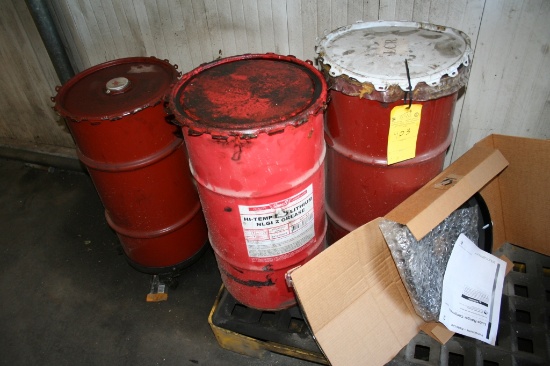 LOT CONSISTING OF (3) 30 GALLON DRUMS
