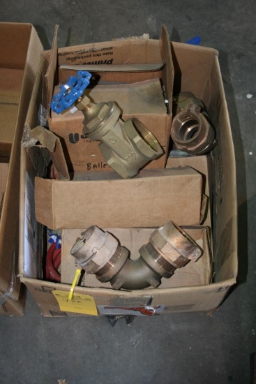 ASSORTED BRASS PIPE FITTINGS