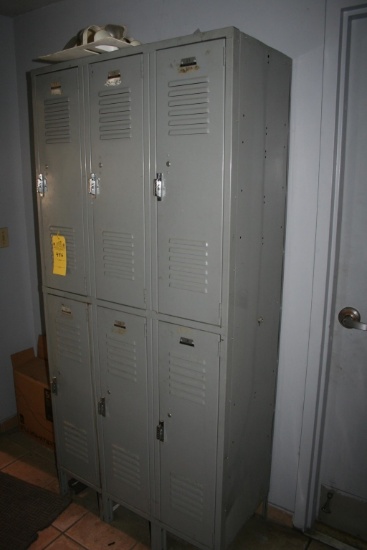 SET OF 6 PENCO LOCKERS