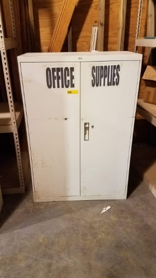 LOT CONSISTING OF (2) METAL CABINETS AND