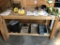 WOOD WORK TABLE 6' X 3' X 37