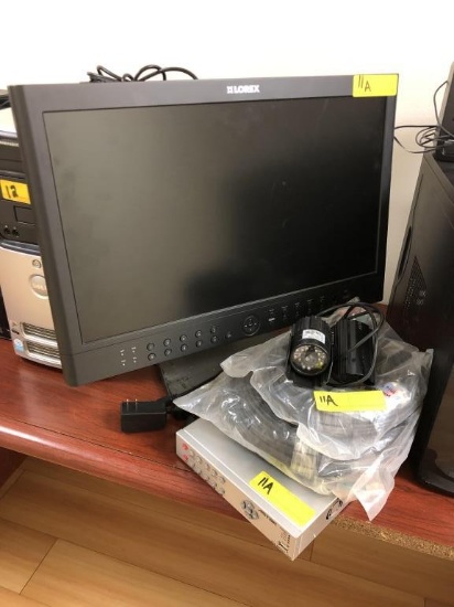 ASTAK 4 CAMERA DVR WITH CABLES AND (2) CAMERAS