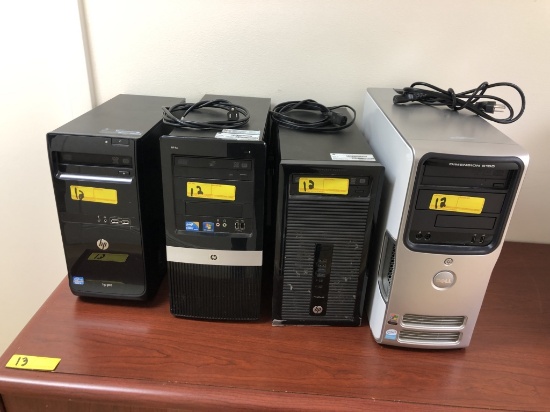 ASSORTED HP AND DELL COMPUTERS