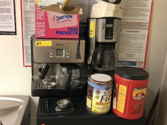LOT CONSISTING OF: KRUPS ESPRESSO/COFFEE MACHINE