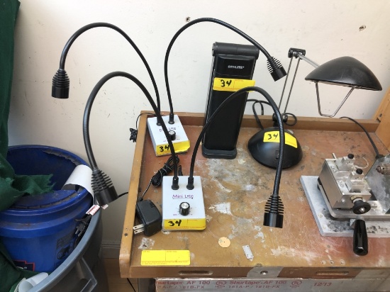 LOT CONSISTING OF: (4) LIGHTING LAMPS
