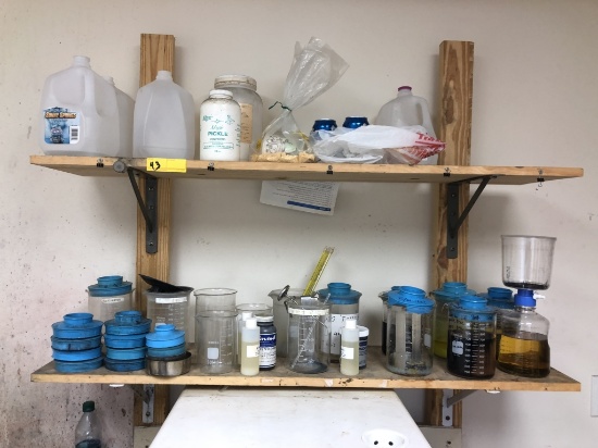 LOT CONSISTING OF: CONTENTS OF BEAKERS,