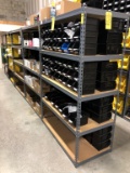 METAL SHELVING UNIT 4'W X 2'D X 6'H