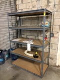 STEEL SHELVING UNIT 4'W X 2'D X 6'H